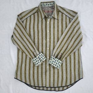 ROBERT GRAHAM Multicolor‎ Men's Cotton Long Sleeve Button Down Dress Shirt XL